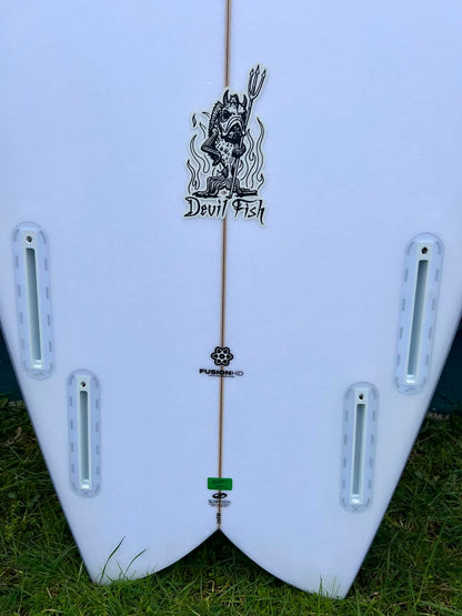 Timmy Patterson 6'0" "Devil Fish" Shortboard Surfboard - Fins