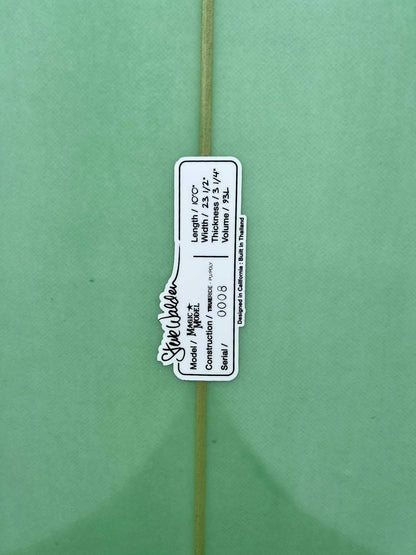 Walden 10'0" "Magic Model" Longboard Surfboard - dims