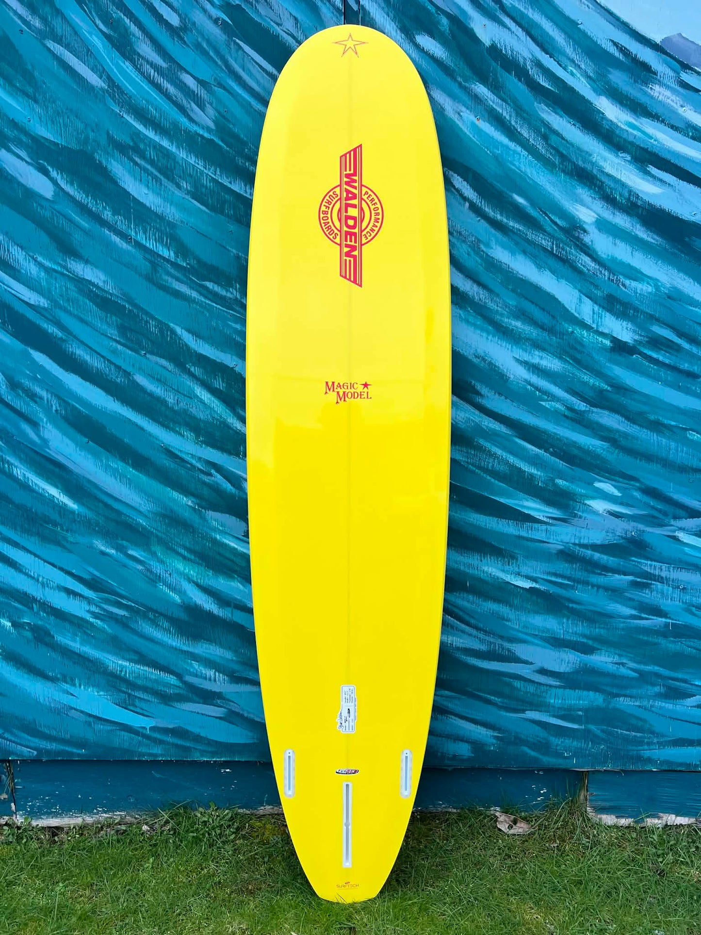 Walden 8'0" Magic Wahine Mid-Length Longboard Surfboard - Bottom