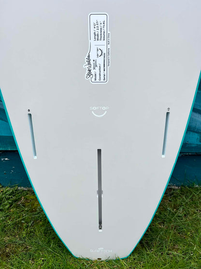 Walden 9'0" "Magic Model" Softop Longboard Surfboard - Fins/Dims